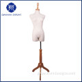 Fumigation Service wooden base white female tailors dummy